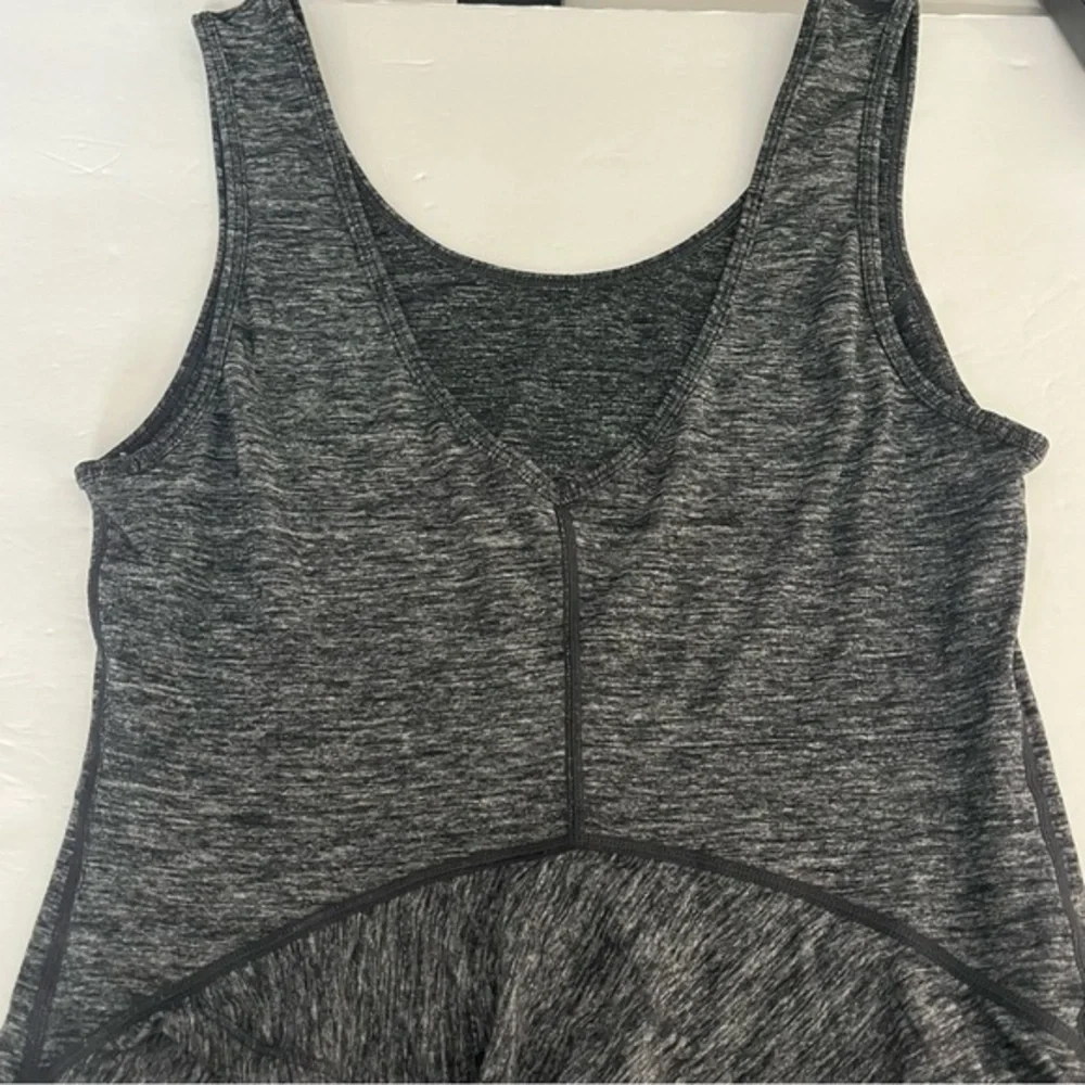 Lululemon Hustle Tank Back Ruffle Static Black 4 - Picture 6 of 8
